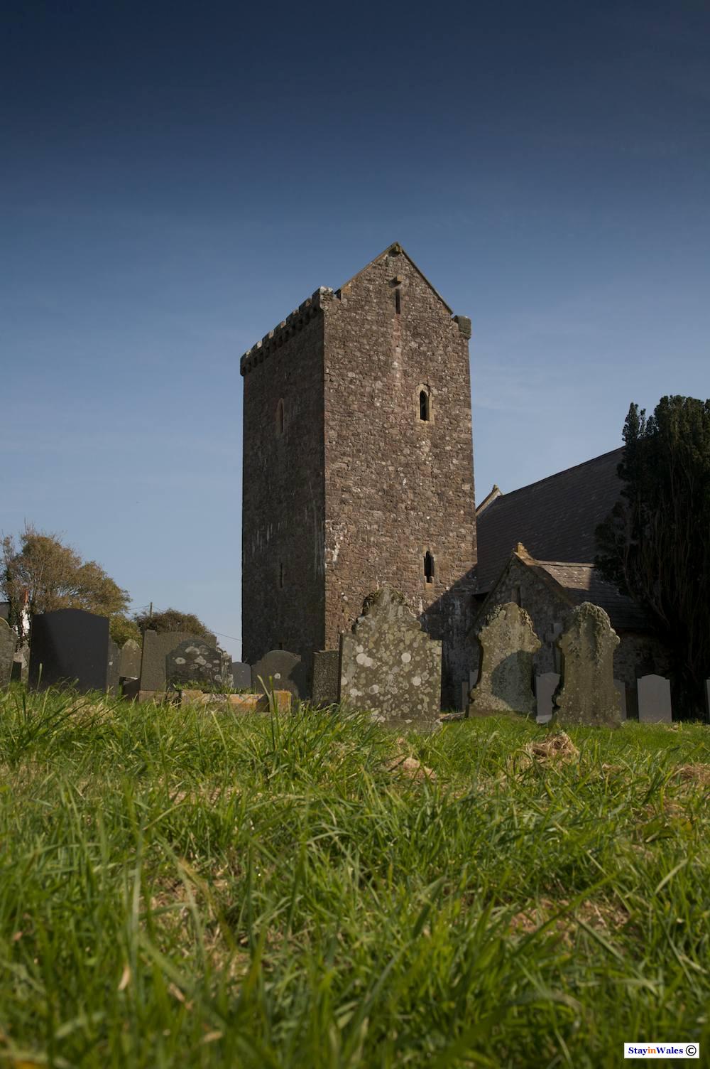 Church of Saint Cenydd at Llangennith on the Gower