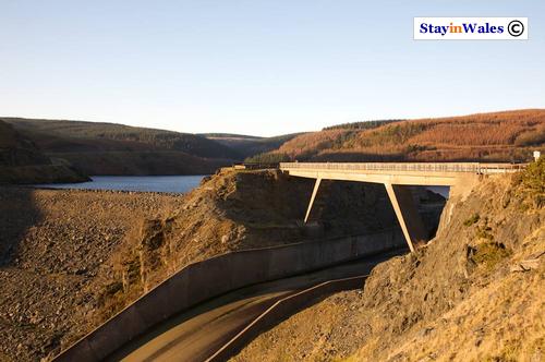 Spillway at Llyn Brianne
