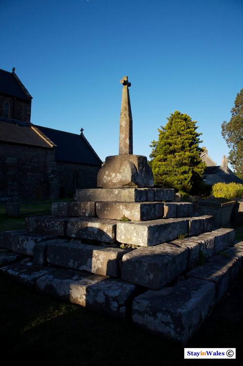 Preaching Cross at Trellech, Monmouthshire