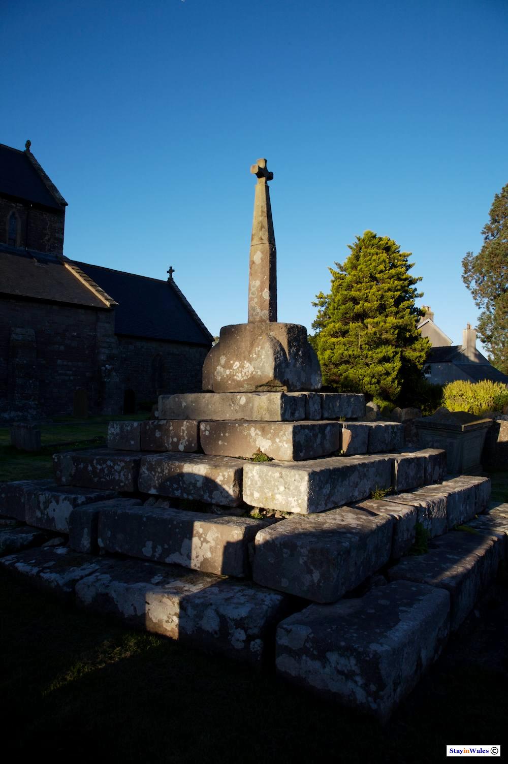 Preaching Cross at Trellech, Monmouthshire