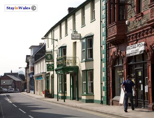 The Lion Royal Hotel in Rhayader, Mid Wales