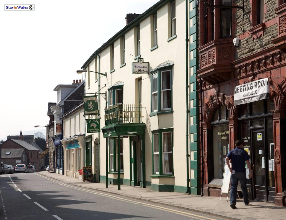 The Lion Royal Hotel in Rhayader, Mid Wales
