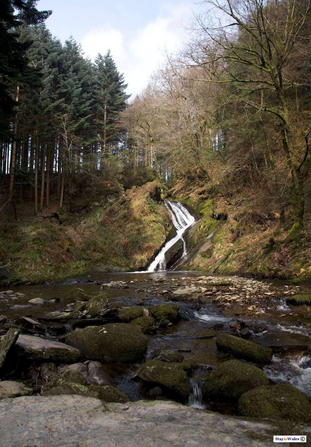 Pieran Falls, Hafod Estate