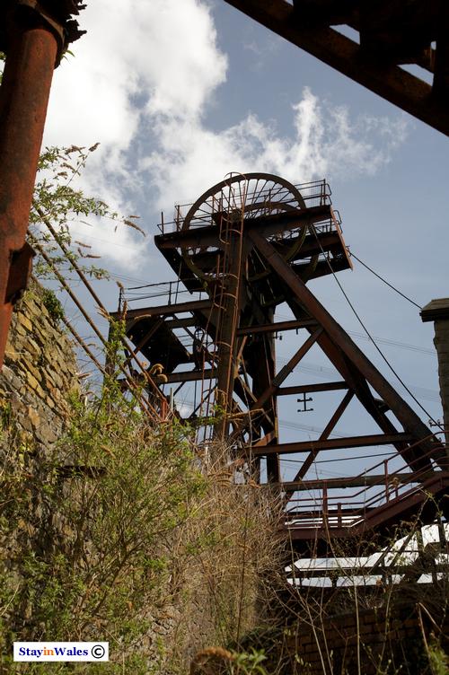 Rhondda pit head winding tower