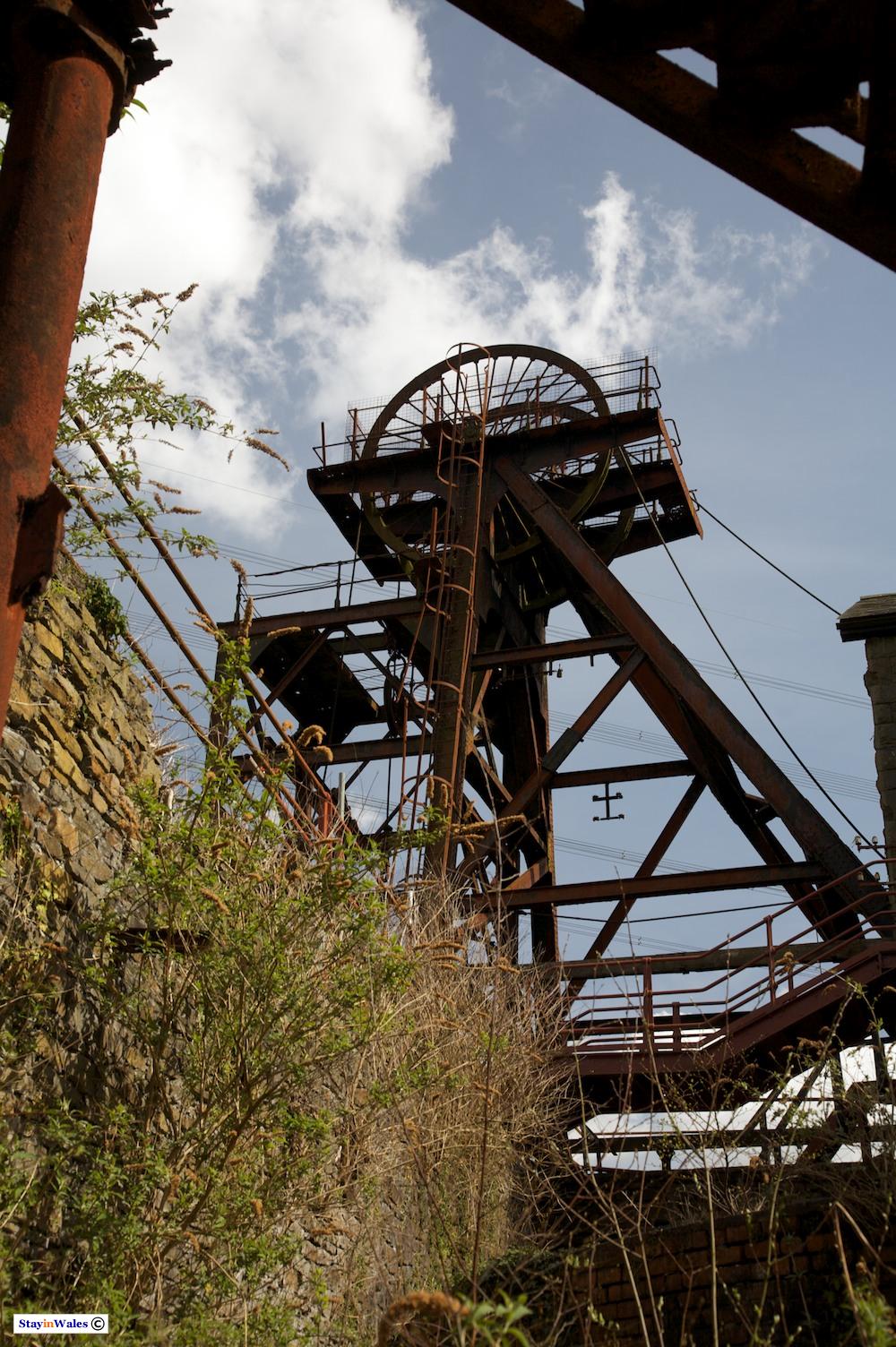 Rhondda pit head winding tower