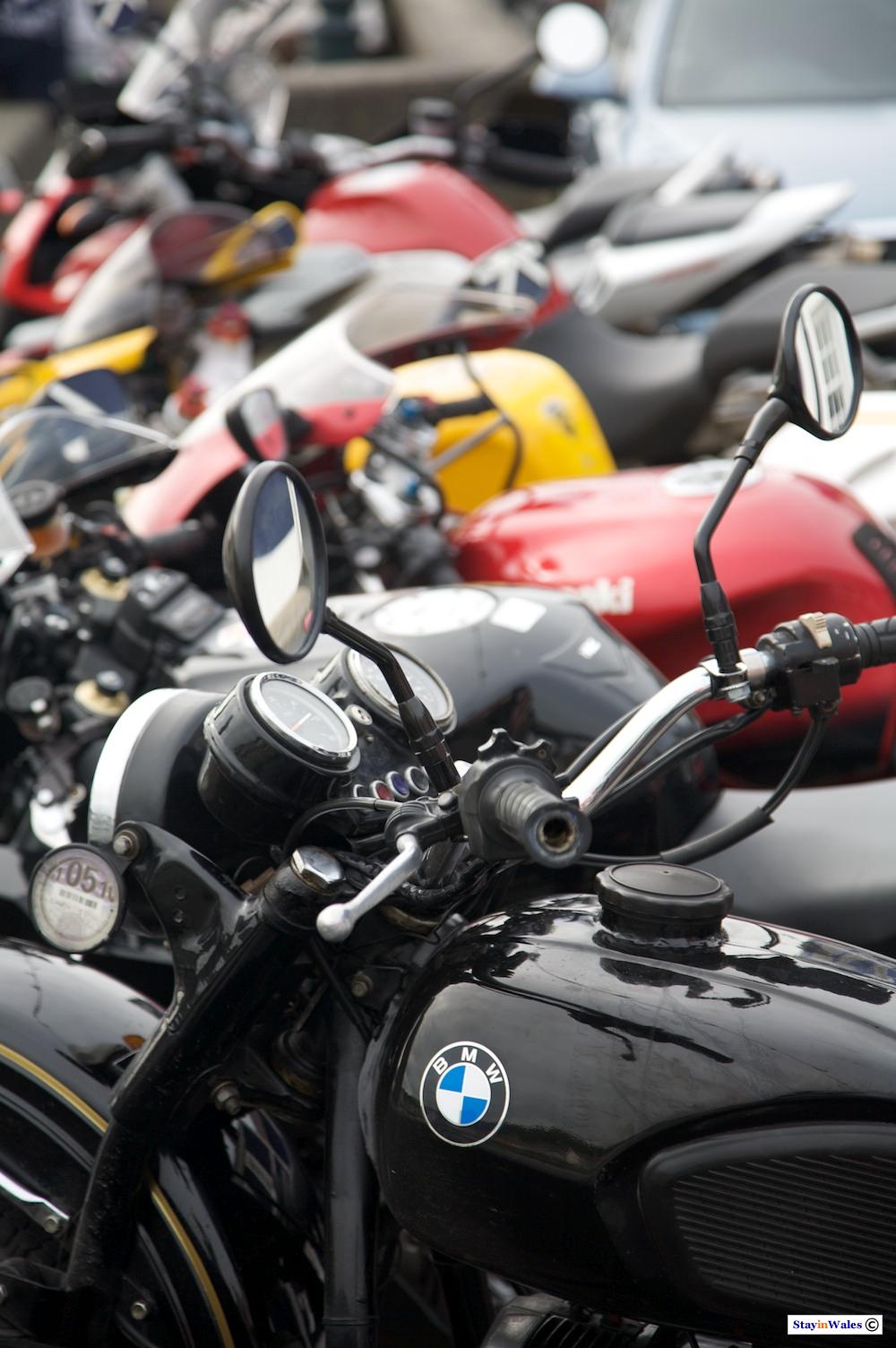 Motorbikes at Aberaeron