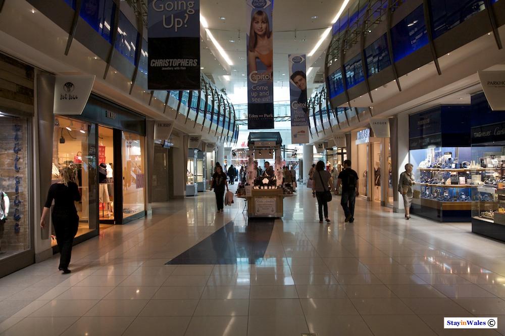 Interior of the Capitol shopping centre, Cardiff