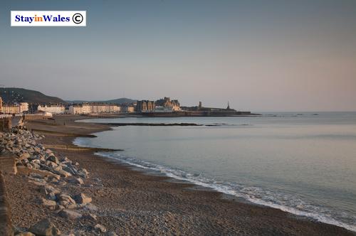 Aberystwyth beach at Sunset