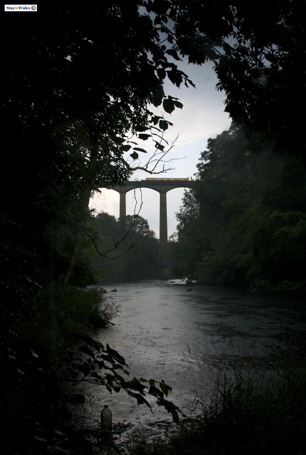 Pontcysyllte Aqueduct in a Storm
