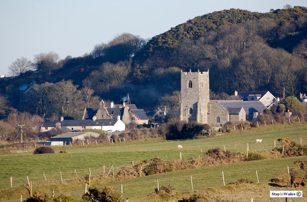 Llanengan village near Hell's Mouth