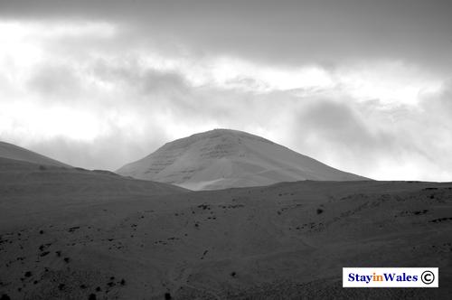 snow on Pen y Fan
