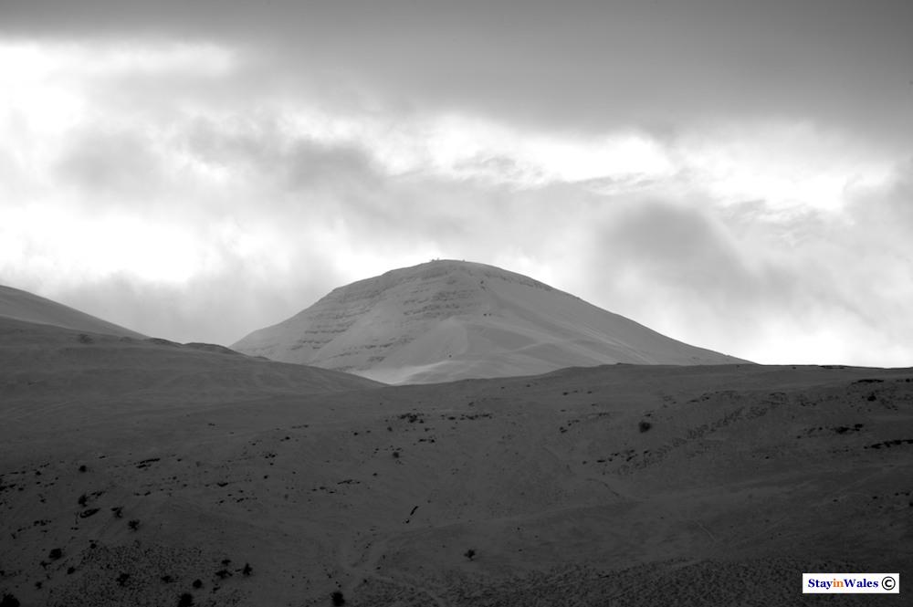 snow on Pen y Fan