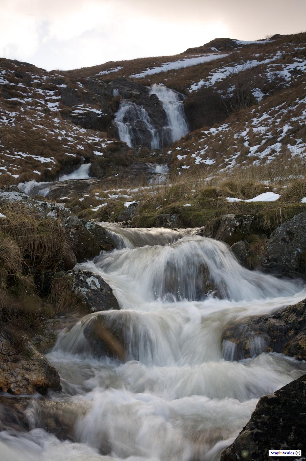 Nant Paradwys waterfall