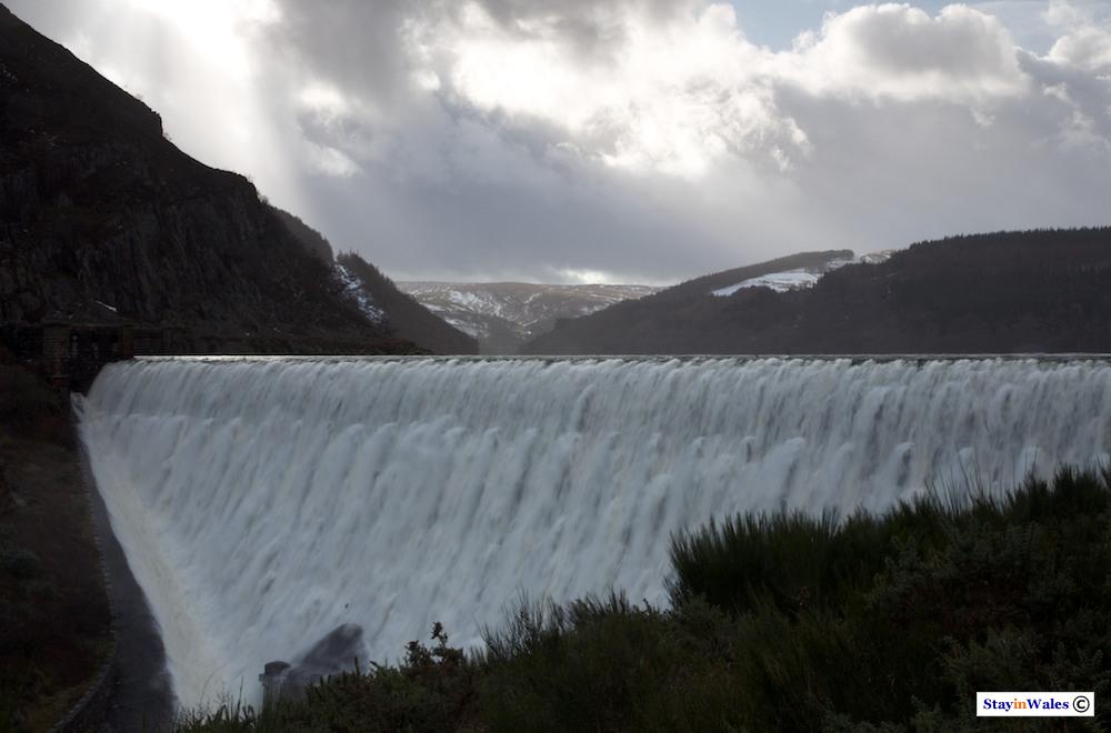 Torrential water at Caban Coch