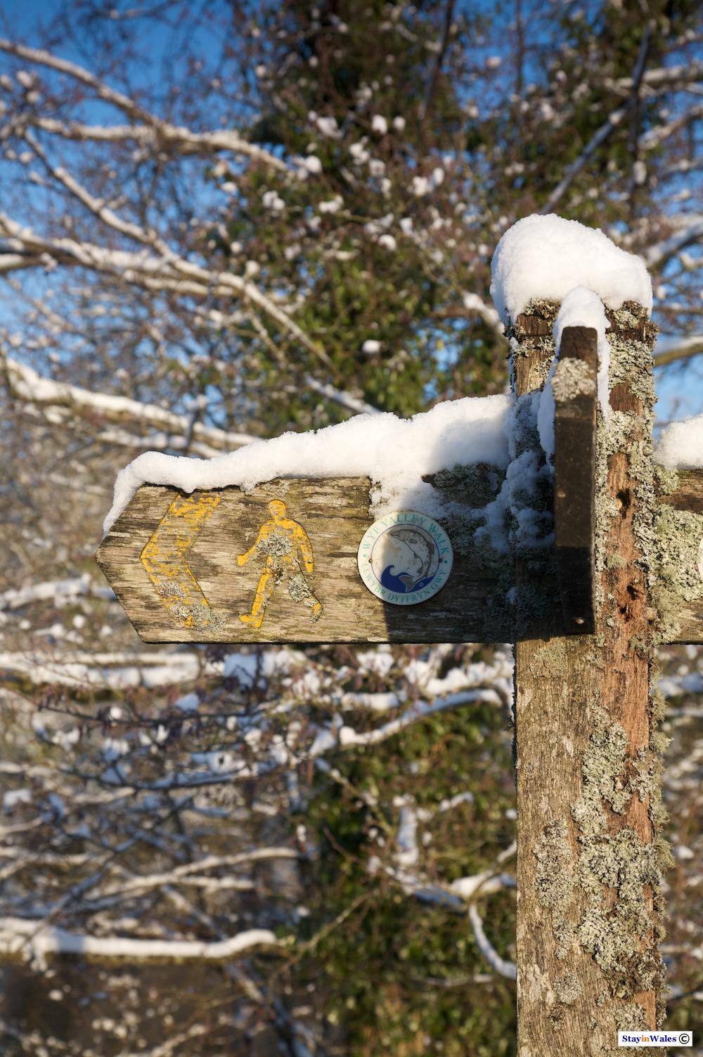 Wye Valley Way marker