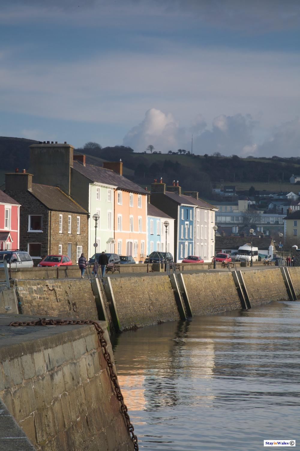 Quayside at Aberaeron, Ceredigion