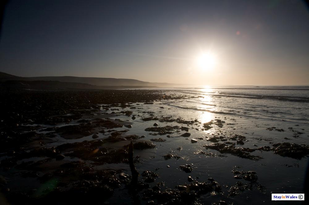 Llanon seaside sunset
