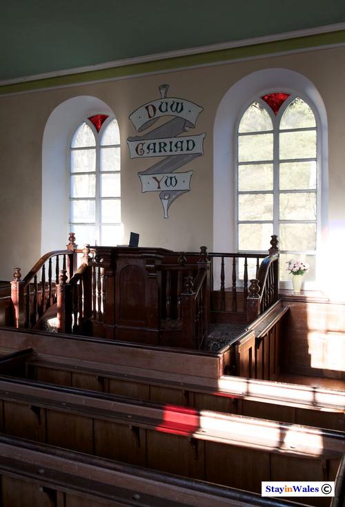 Pulpit of Soar y Mynydd Chapel, Carmarthenshire