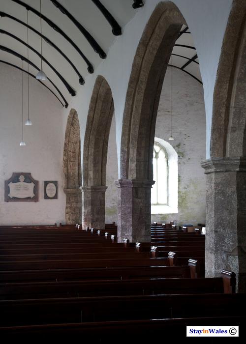 Arches in St Michael's Church, Myddfai