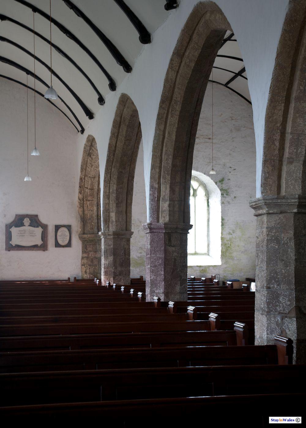 Arches in St Michael's Church, Myddfai