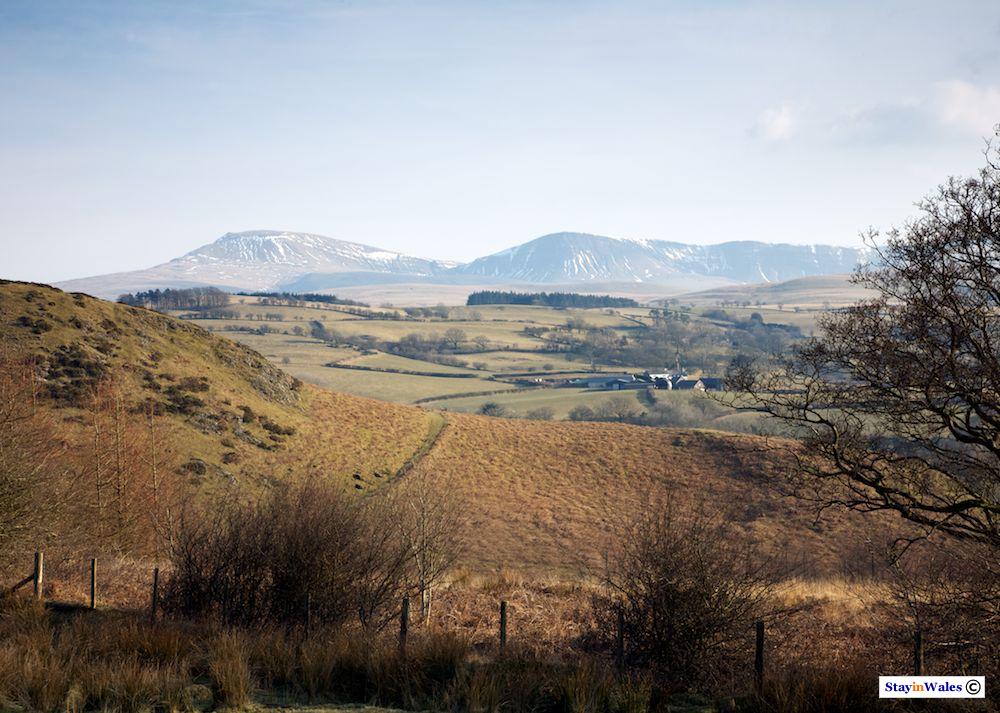 Carmarthen Fans seen from Mynydd Myddfai
