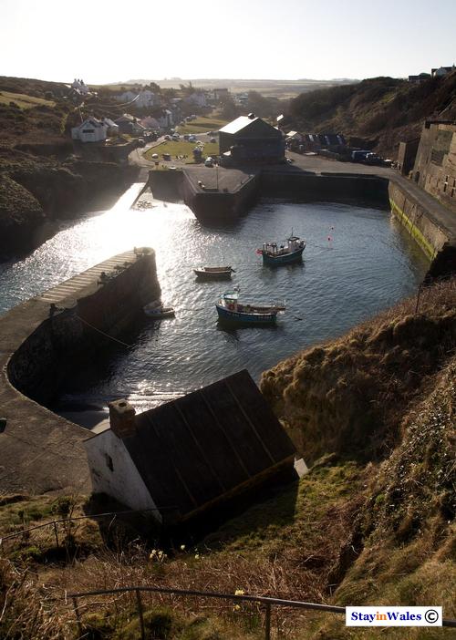 Porthgain harbour and village