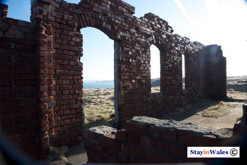 Runied quarry building near Porthgain