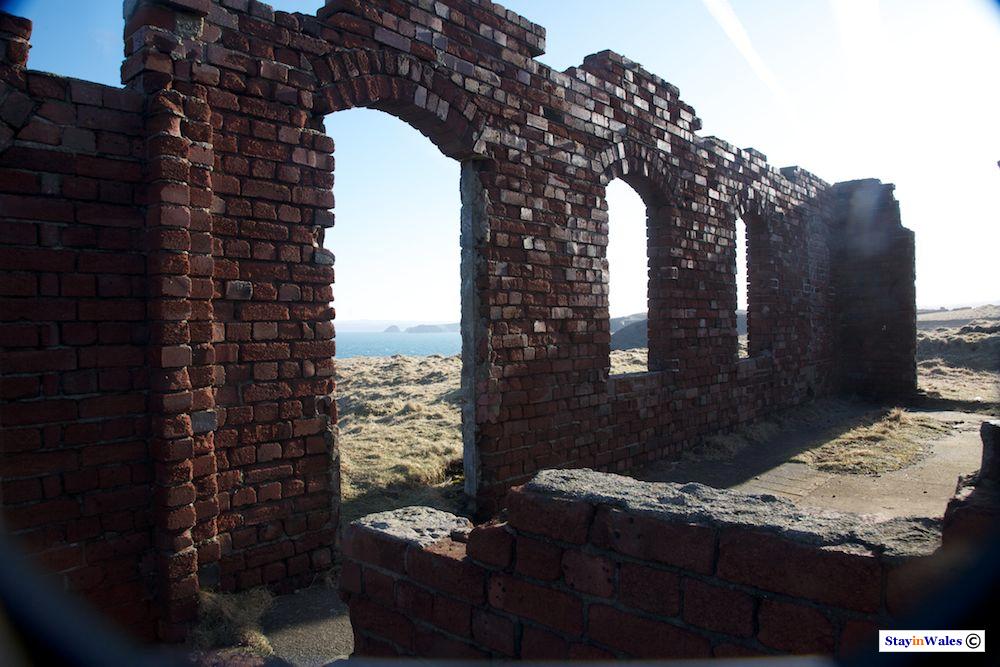 Runied quarry building near Porthgain