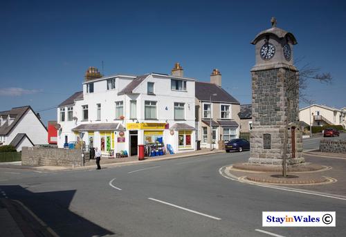 Rhosneigr war memorial clock tower
