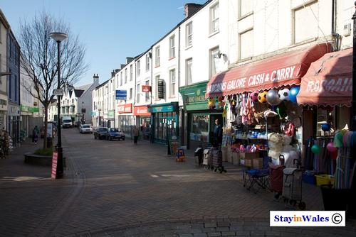 Market Street, Holyhead town centre