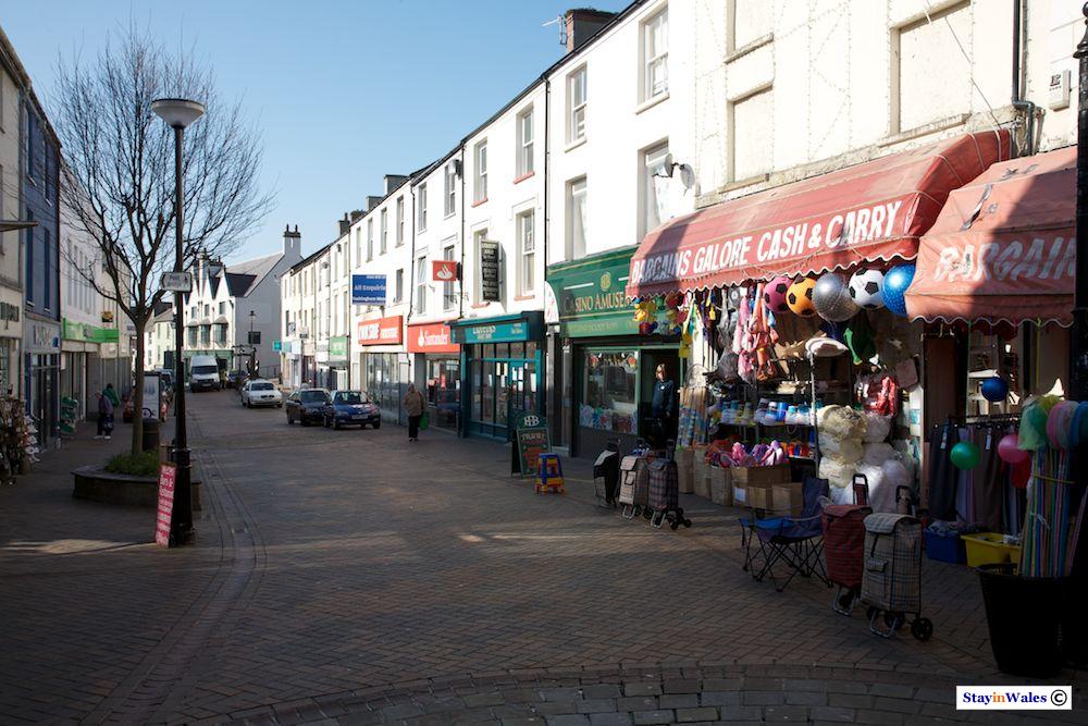 Market Street, Holyhead town centre