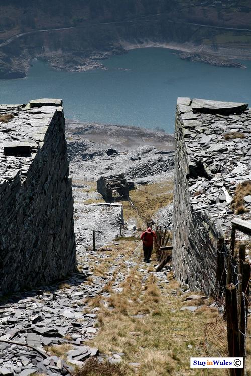 Dinorwic slate quarry incline