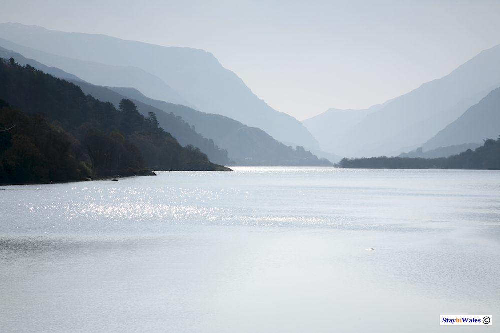 Llny Padarn and the Nant Peris Valley from Cwm-y-Glo