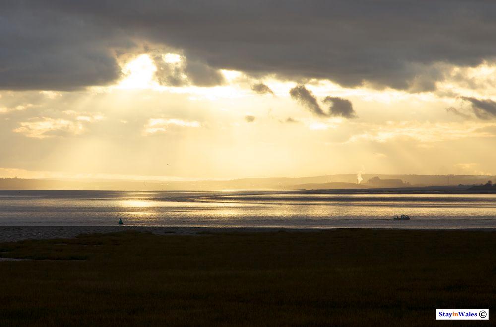 Severn Estuary sunset, Newport