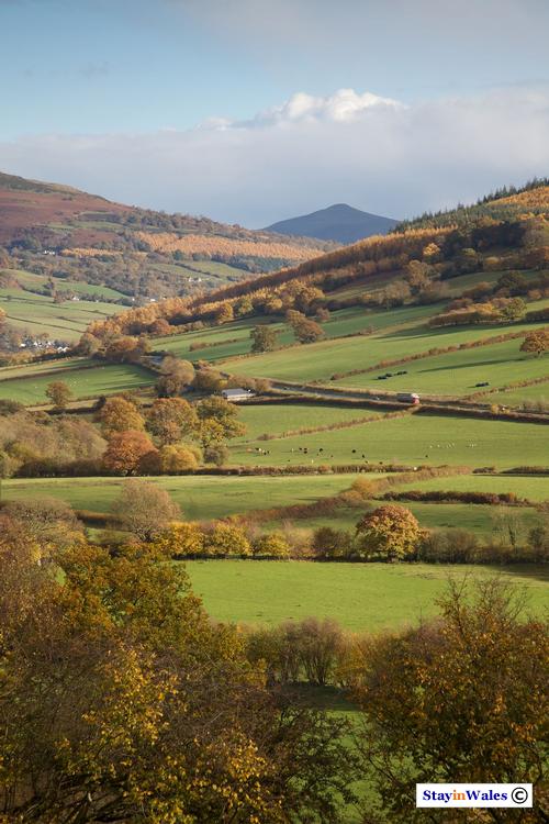 Usk Valley from Bwlch