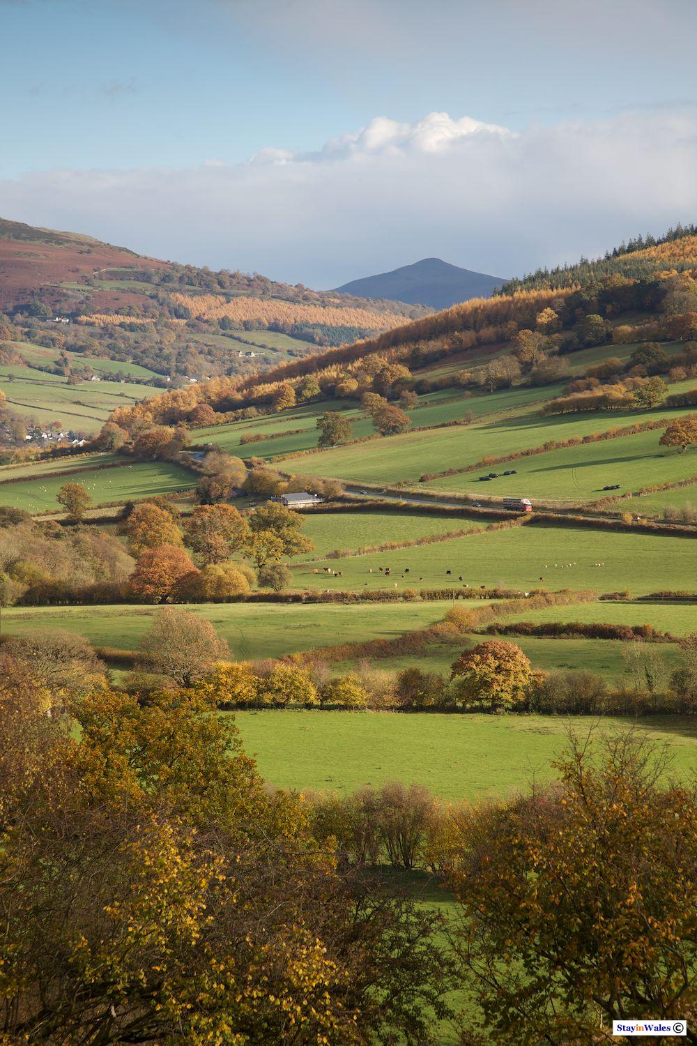 Usk Valley from Bwlch