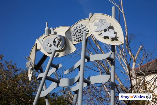 The Crossing sculpture, Briton Ferry