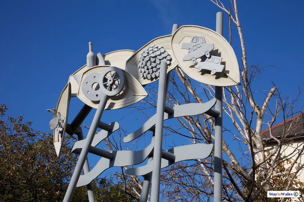 The Crossing sculpture, Briton Ferry