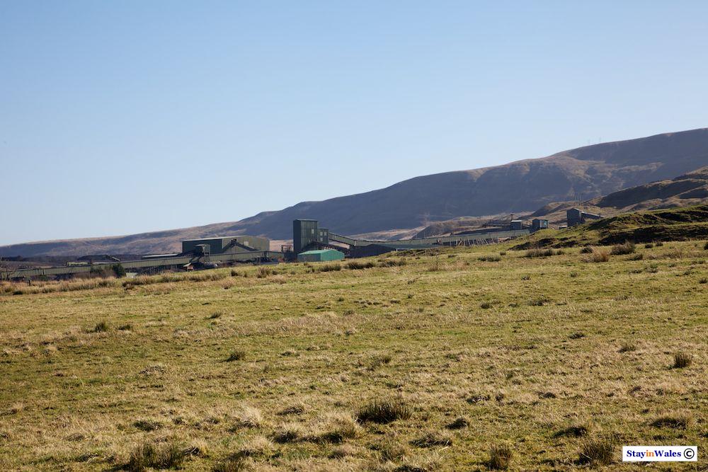 opencast coal mine at Hirwaun