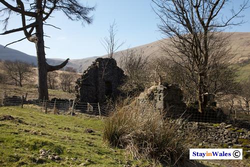 Abandoned farmstead Brecon Beacons