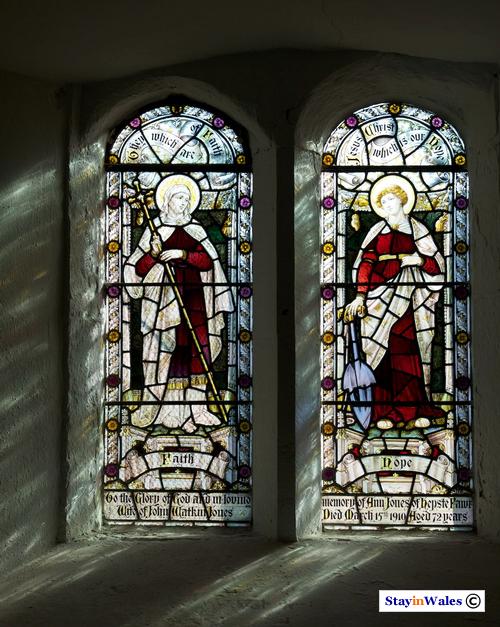 Church window, St Mary's Ystradfellte