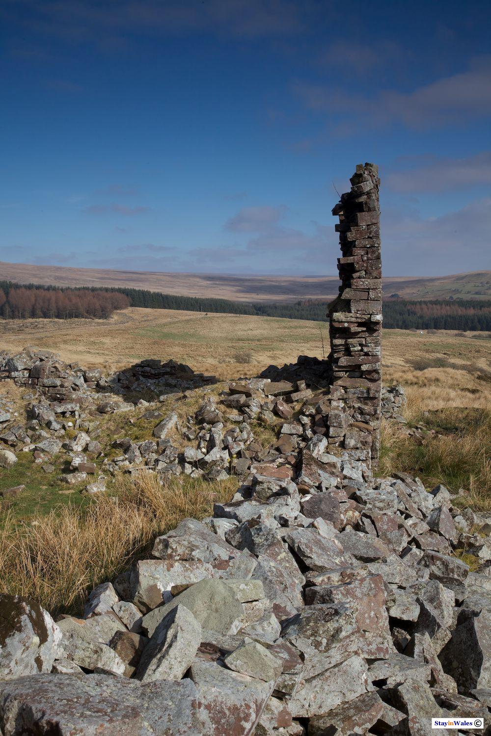 Ruined farm near Ystradfellte