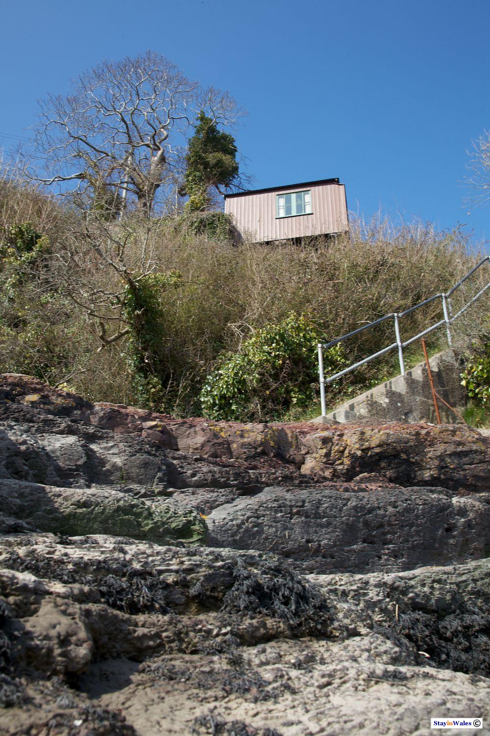 Dylan Thomas writing shed