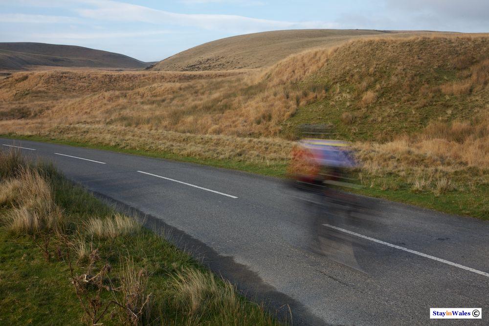 Elan Valley cyclist