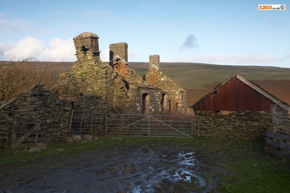 Lluest Abercaethon in the Elan Valley