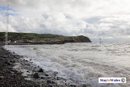 Cambrian coast at Borth