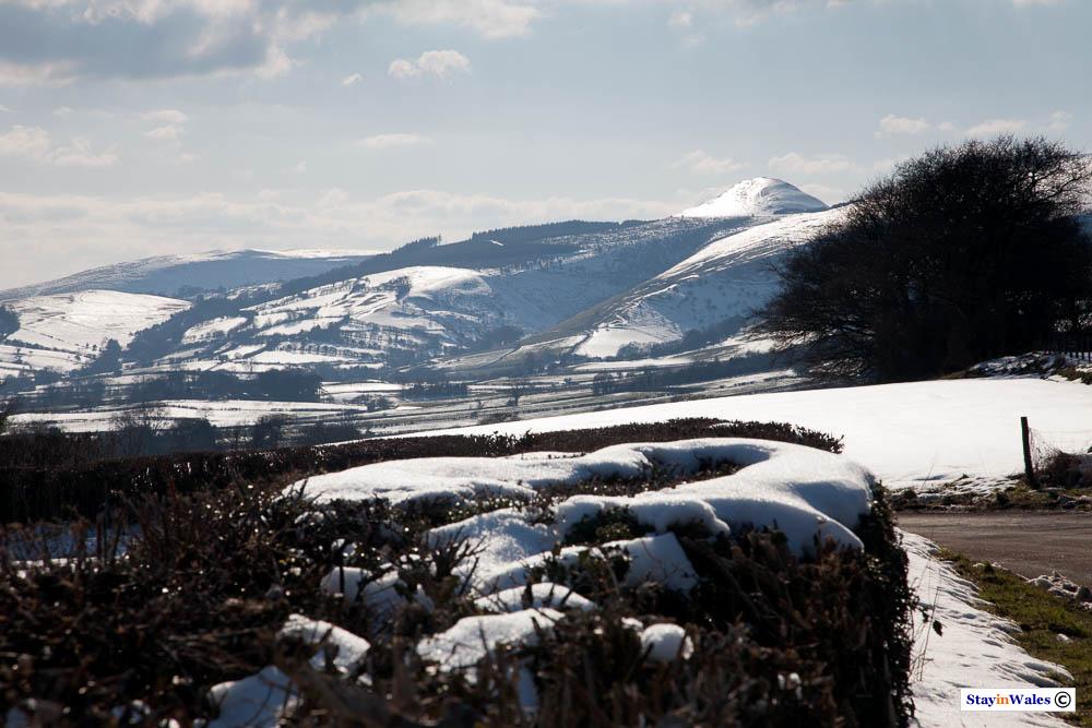 Radnor Forest in snow