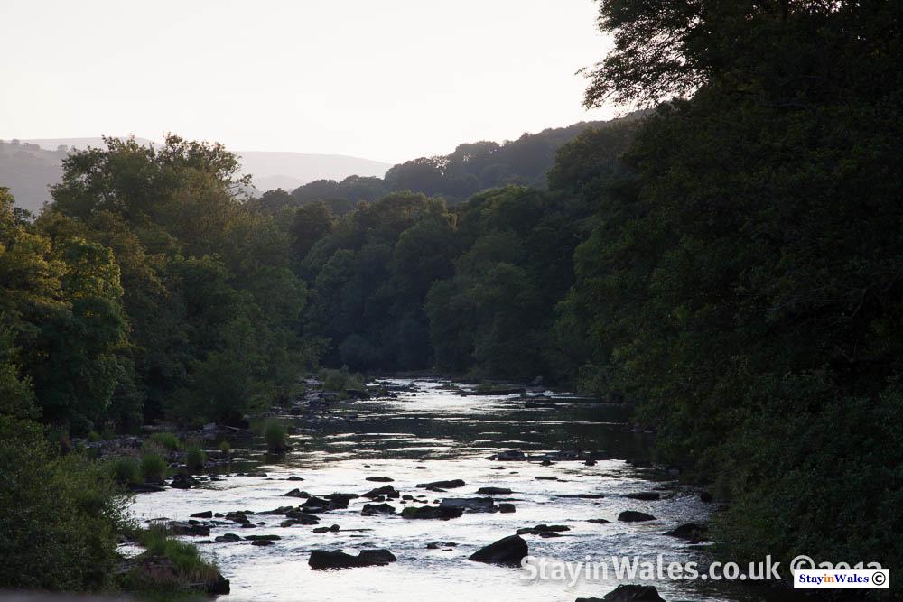 River Usk form the bridge