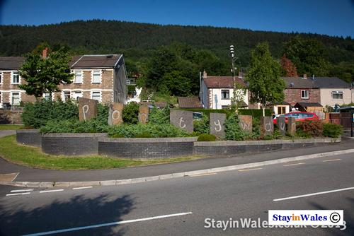 Pontywaun Stone Sign
