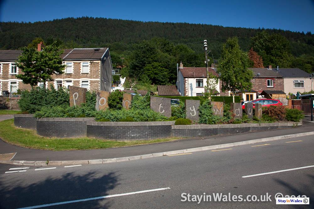 Pontywaun Stone Sign
